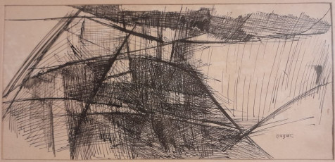 Ram Kumar's sketch in his Stories, 1970