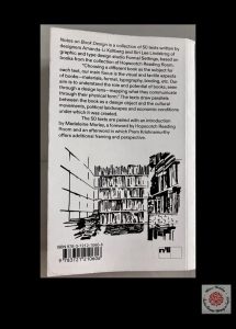 An image of the back cover of the book set against a black backhround.